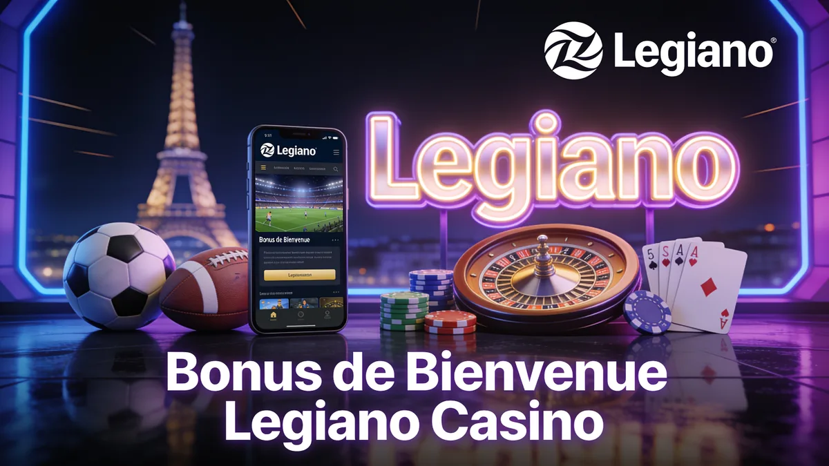 Bonus de Bienvenue Legiano Casino pour les joueurs en France